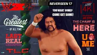 John Cena vs AFA 🫡 |TLC | Wwe 2k25 | 4k60Fps|⭐⭐⭐⭐