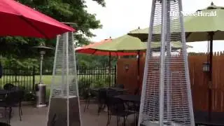 The patio at Sharon James Cellars is an inviting one.