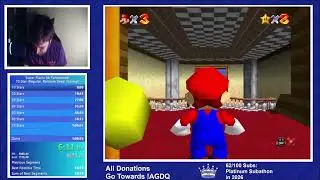 Super Mario 64 Randomizer - 70 Star (Random Seed, Normal) in 1:07:46!