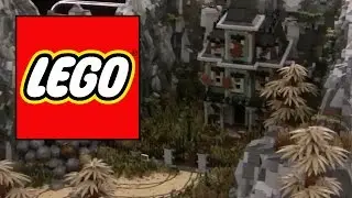 Выставка LEGO &laquo;Заброшенный дом в лесу&raquo; &mdash; BrickCascade 2016. Гигантский дом LEGO в лесу с привидениями.