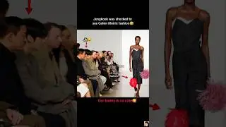 BTS Jungkook was shocked to see Calvin Klein's fashion😅😂 #bts  #jungkook #funnyshorts #calvinklein