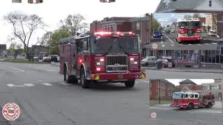 East Hartford FD Engine 1 & Engine 3 + Hartford FD Engine 10 responding!