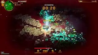 Deep Rock Galactic: Survivor -- Salt Pits Hazard 5 Biome Mastery Cold+Acid+Explosion+Gold Mining Run