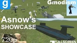 Garry's Mod Showcase 2 | Подводные лодки, танки, оружие, мехи и многое другое. Создано Asnow
