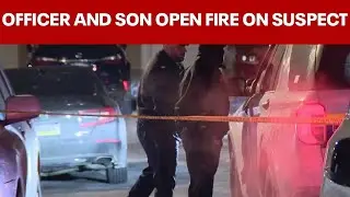 Off-duty sheriff's officer and his son open fire on teen breaking into their vehicle