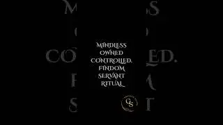 Mindless  Owned  Controlled  Findom Servant Ritual #hypnosis
