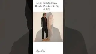 Men's Full-Zip Fleece Hoodie | Big & Tall Sizes | Wholesale Clothing Manufacturer