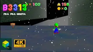 B3313 0.2.B Fr&iacute;a, fr&iacute;a grieta (SM64 Rom Hack) (M64plus FZ Pro) (4K,60 FPS)