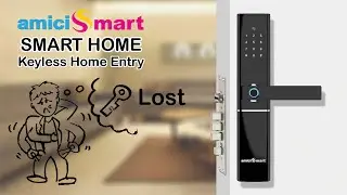 amiciSmart Universal Biometric Smart Door Lock | App Unlock | Unboxing