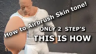How to air brush skin tone easy.