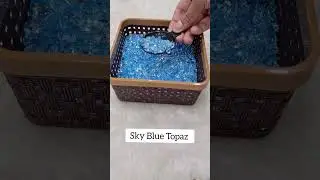 Blue Topaz Gemstone | Sky Blue Topaz | #Bluetopaz