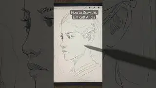 How to Draw this Difficult Angle #art #drawing #howtodraw