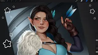 Vex'ahlia | The Legend of Vox Machina Fan Art: 2022 | Procreate Time Lapse