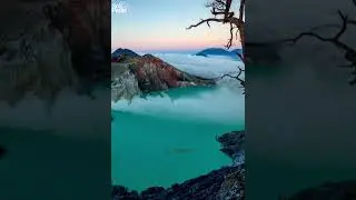 Kawah Ijen: The Volcano with Electric Blue Fire #shorts #viral
