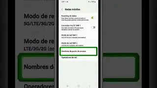 Configurar APN INTERNET de forma r&aacute;pida y f&aacute;cil #internet #apn #shorts