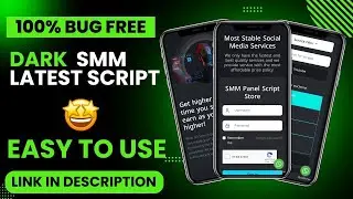 Black smm panel script | Smm panel script | Latest Smm panel script |#smm #smmscript #instagram