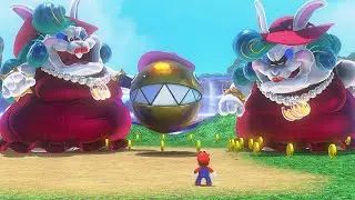 What if mario has to fight Two Madame Broode in Super Mario Odyssey (HD)