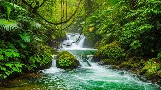 River Flowing Birds Chirping | Calm Nature Ambience to Start Your Morning with Peace and Focus #005