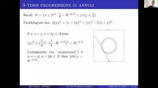 Ben Green: New lower bounds for van der Waerden numbers (NTWS 069)