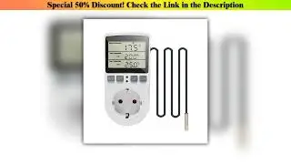 Top EU Timer Socket Thermostat 220V AC 16A Timer Switch Electrical Outlets Switches Temperature Con