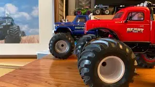Degrasso&rsquo;s BEAST FX118 on Clodbuster wheels #furitek #hobbyplus #oldskool #monstertruck #rctruck