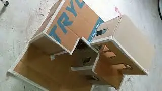 Craft // easy craft ideas/ cardboard house // school project craft ideas/ DIY craft