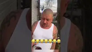 Guy tries to break a beer bottle on his head 😂 #comedy  #viralshort #funny #video #wow #druski