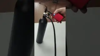 Aluminum Alloy Tubeless Pump Tire Inflator Tyre Air Booster Bottle With Valve Gas Cylinder 1.3L Fit