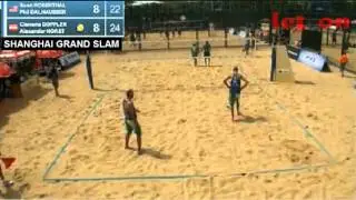 Rosenthal/Dalhausser  vs. Doppler/Horst - Shanghai Grand Slam 2013 [very poor quality]