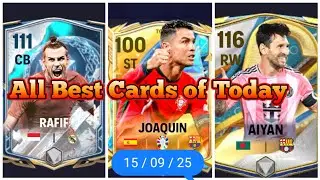 All best Cards of todays | 15 / 09 / 25 #fifa #fifaworldcup #football #video #footbalvideo 