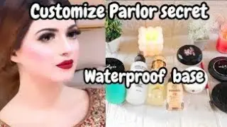 Glass skin foundation hack || Parlour secret costumize base || waterproof bridal base for summer||