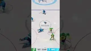 Crazy hip check #worldofchel #nhl24 #gaming