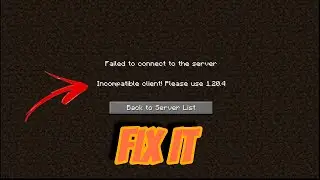 How to fix Minecraft Incompatible client! Please use 1.20.4 | Outdated client problem fix