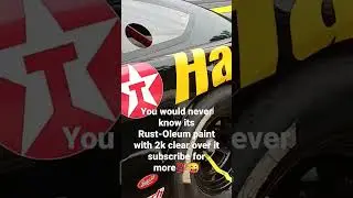 Rust-Oleum paint 😜💯 #circletrack #fabrication #auto #painting #autopaint