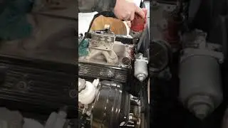 SBC Race Engine (Priming Oil pump) #shorts
