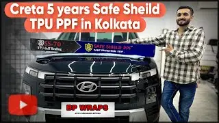 PPF/Paint protection film in Kolkata | Hundai Creta 2024 Edition 🔥 | At Chinar Park