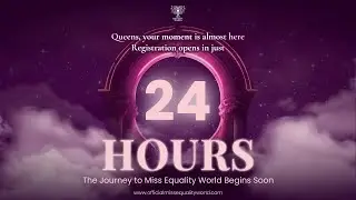 Official Announcement &ndash; Registration Now Open for Miss Equality World 2026