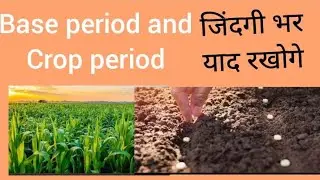 What is Base period and crop period
