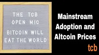 A Musing: Mainstream Adoption Affect Altcoin Prices