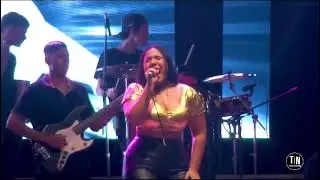 Reina Guajira con Adriana Daza en Bosconia