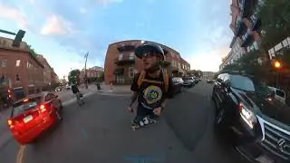 DIY Electric Freebord ride to downtown Denver