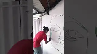 Art vlog. Wall art. Enamal art on wall. Wall painting. Kathakali art on wall