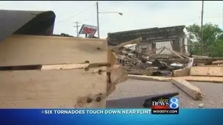 Flint damaged by tornado