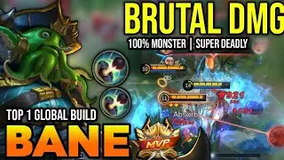 BANE BEST BUILD 2023 | BUILD TOP 1 GLOBAL BANE GAMEPLAY | MOBILE LEGENDS✓