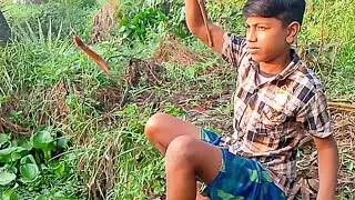 Calm Pond Charm | Village Boy Hook Fishing Countryside