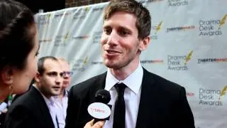 Andrew Samonsky Interview on the Drama Desk Awards 2012 Red Carpet