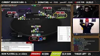 LA MANO PIU' ASSURDA IN UN TORNEO DI POKER? | AA-KK-QQ-88 PRE FINAL TABLE?