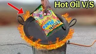 Hot Oil VS Fruit Candy 🍬 | Boiling fruit Candy in hot oil || Future Experiment 1