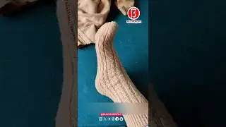 Sweater sleeves converted into warm socks