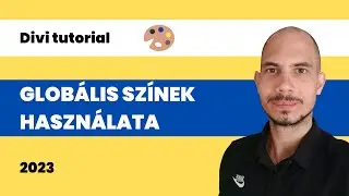 Honlapk&eacute;sz&iacute;t&eacute;s glob&aacute;lis sz&iacute;nek haszn&aacute;lat&aacute;val | Divi tutorial 2023